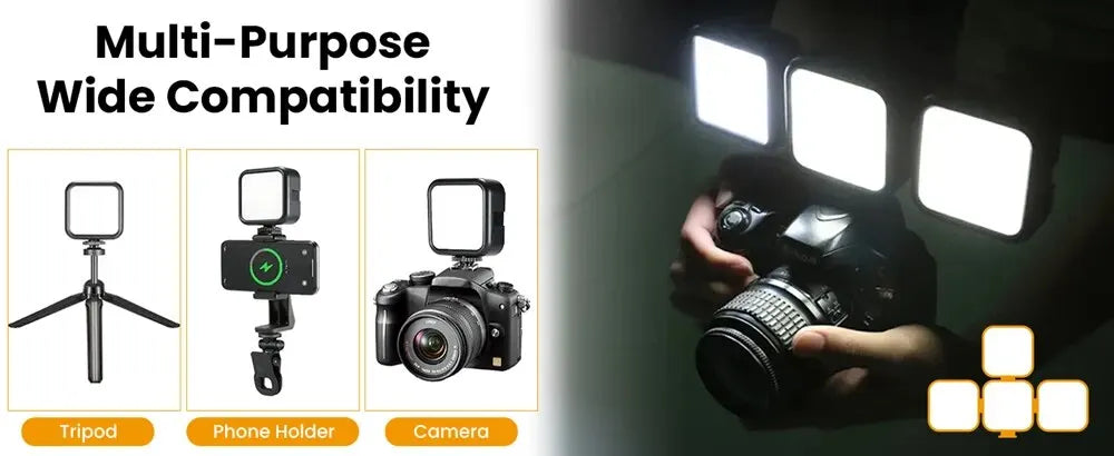 Minifocus RGB Video Light Mini LED Camera Light 1800mAh Rechargable LED Panel Lamp Photo Video Fill Lighting for Youtube Tik Tok
