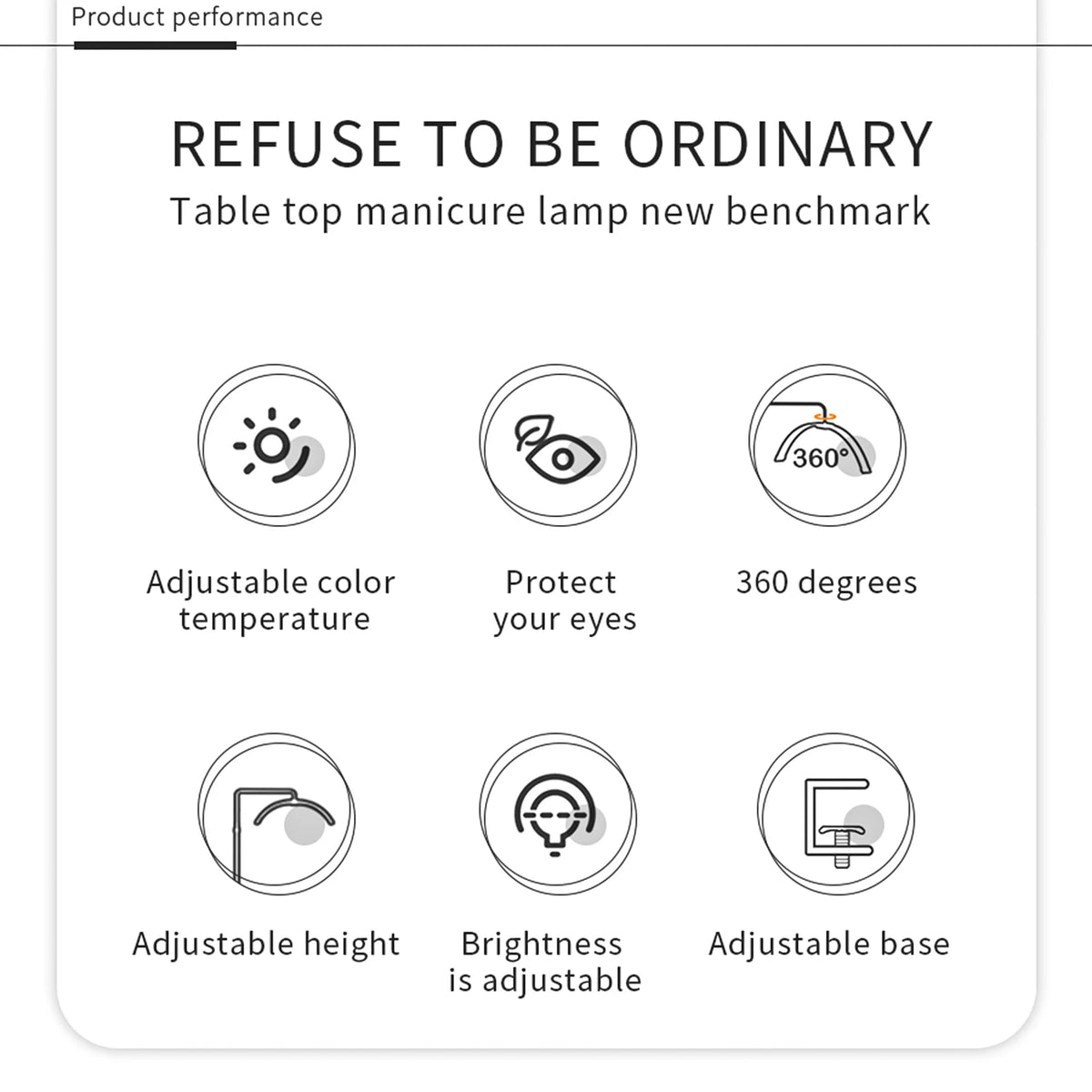 Andoer HD-M3X LED Video Light Half-moon Shaped Desktop Ring Light 3000K-6000K Dimmable for Beauty Salon Makeup Live Streaming
